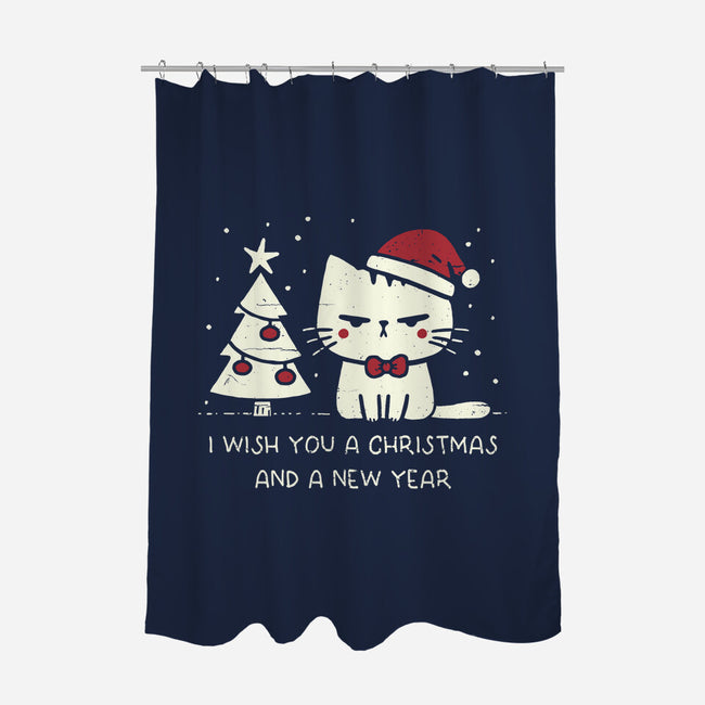 I Wish You A Christmas-None-Polyester-Shower Curtain-BridgeWalker