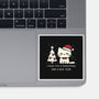 I Wish You A Christmas-None-Glossy-Sticker-BridgeWalker