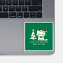 I Wish You A Christmas-None-Glossy-Sticker-BridgeWalker