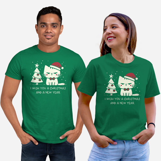 I Wish You A Christmas-Unisex-Basic-Tee-BridgeWalker