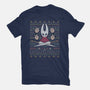 Pharloom Ugly Sweater-Womens-Fitted-Tee-LAGELANTEE