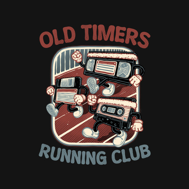 Old Timers Running Club-Unisex-Basic-Tee-glitchygorilla