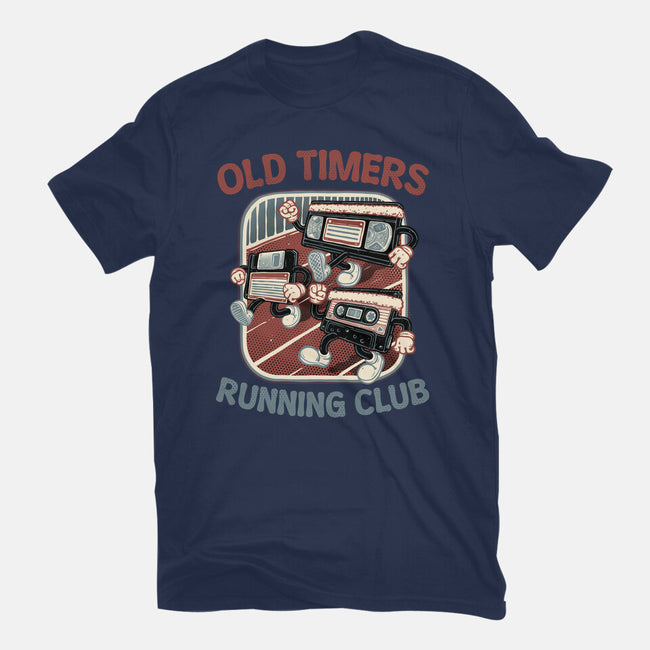 Old Timers Running Club-Mens-Basic-Tee-glitchygorilla
