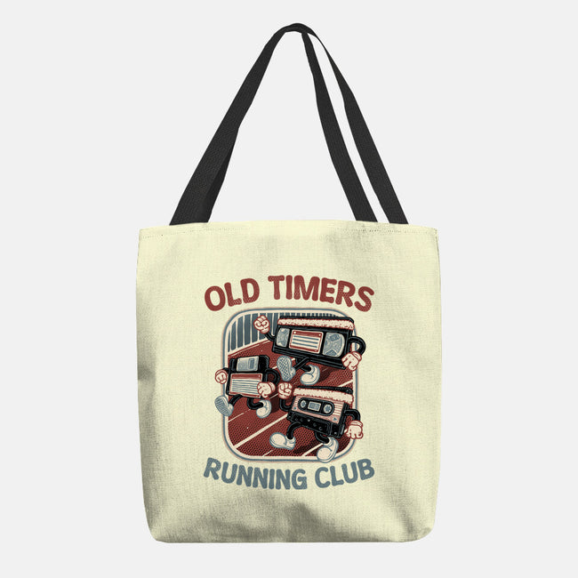 Old Timers Running Club-None-Basic Tote-Bag-glitchygorilla
