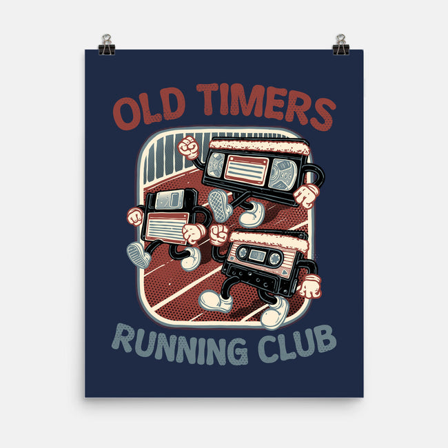 Old Timers Running Club-None-Matte-Poster-glitchygorilla