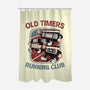 Old Timers Running Club-None-Polyester-Shower Curtain-glitchygorilla