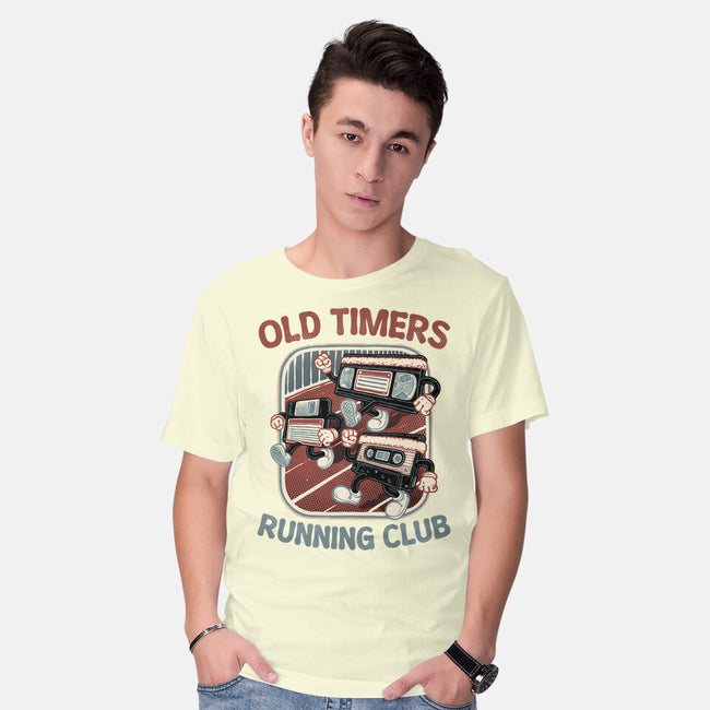 Old Timers Running Club-Mens-Basic-Tee-glitchygorilla