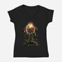 You Shall Not Impact-Womens-V-Neck-Tee-zascanauta