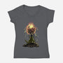 You Shall Not Impact-Womens-V-Neck-Tee-zascanauta