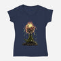 You Shall Not Impact-Womens-V-Neck-Tee-zascanauta