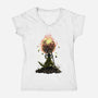 You Shall Not Impact-Womens-V-Neck-Tee-zascanauta