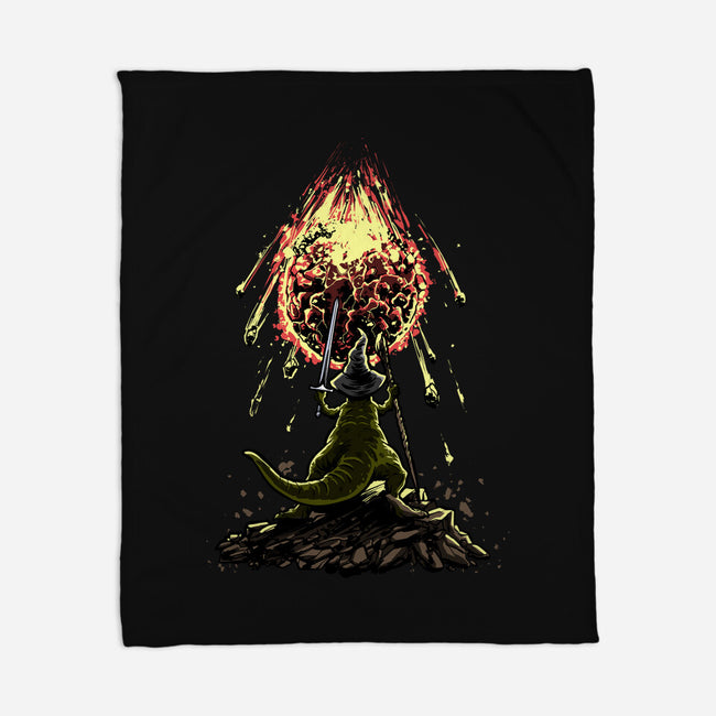 You Shall Not Impact-None-Fleece-Blanket-zascanauta