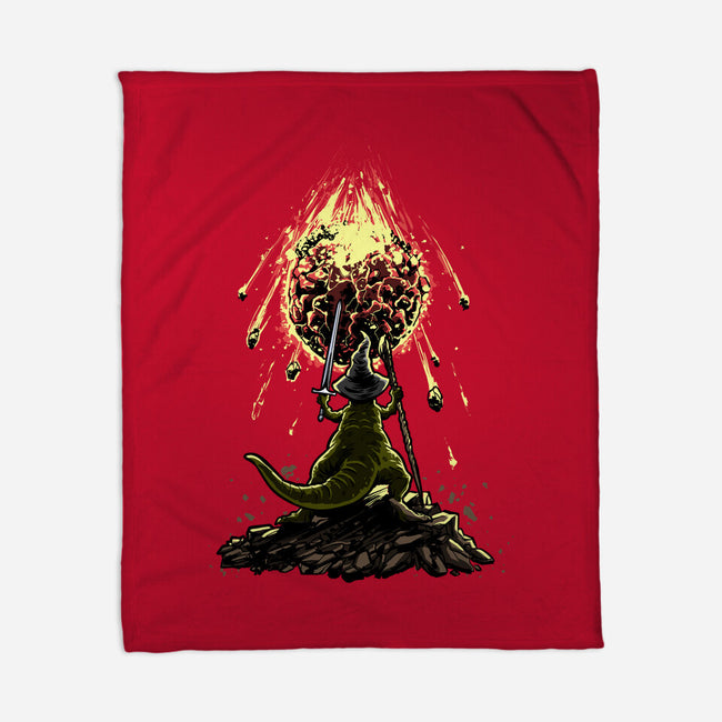 You Shall Not Impact-None-Fleece-Blanket-zascanauta