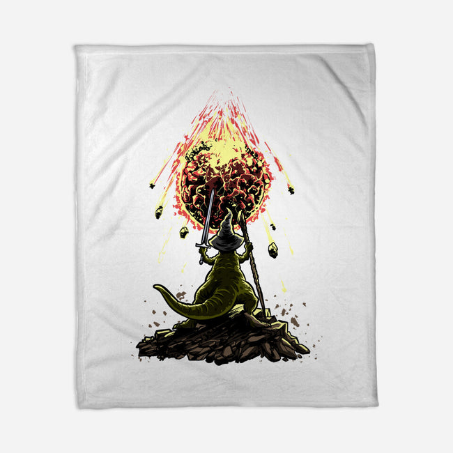 You Shall Not Impact-None-Fleece-Blanket-zascanauta