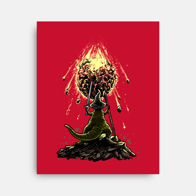 You Shall Not Impact-None-Stretched-Canvas-zascanauta