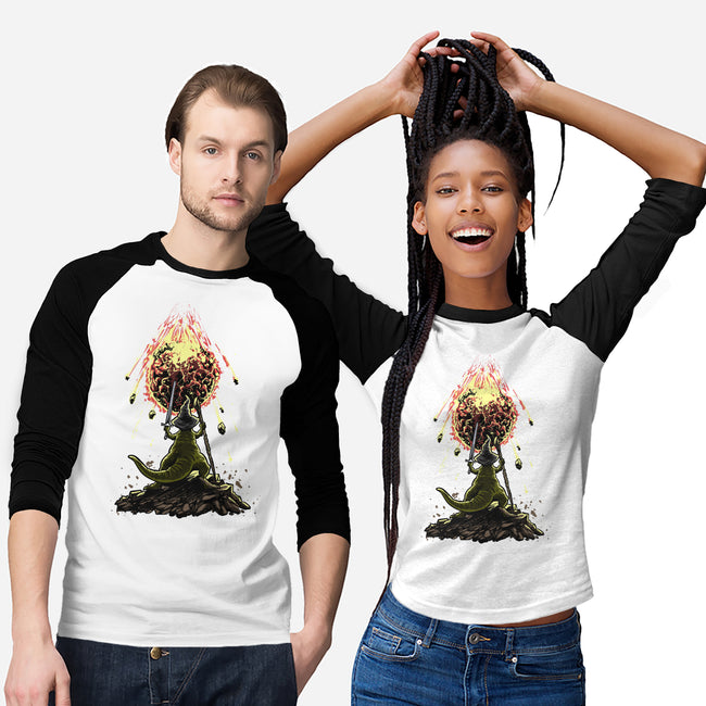 You Shall Not Impact-Unisex-Baseball-Tee-zascanauta