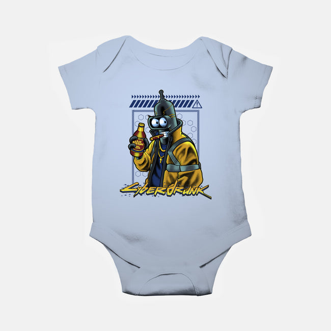 Cyberdrunk Bender-Baby-Basic-Onesie-Astrobot Invention