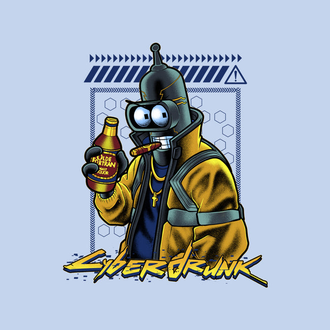 Cyberdrunk Bender-None-Polyester-Shower Curtain-Astrobot Invention