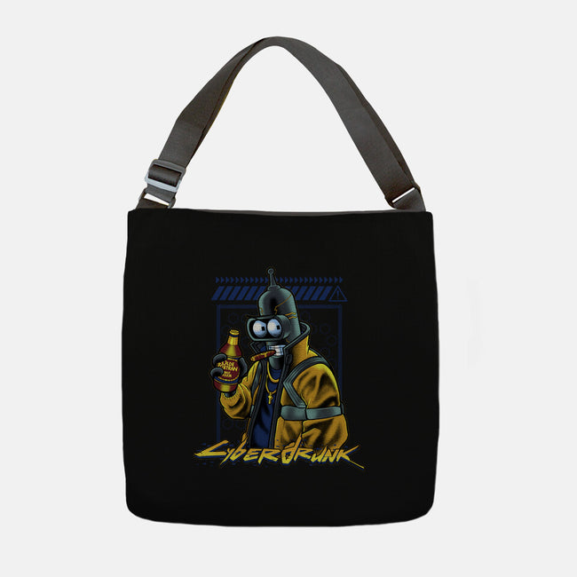 Cyberdrunk Bender-None-Adjustable Tote-Bag-Astrobot Invention