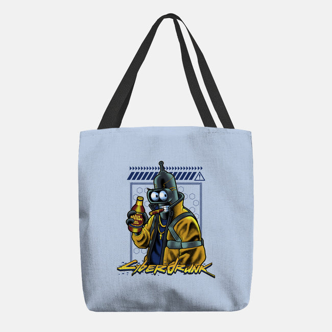 Cyberdrunk Bender-None-Basic Tote-Bag-Astrobot Invention