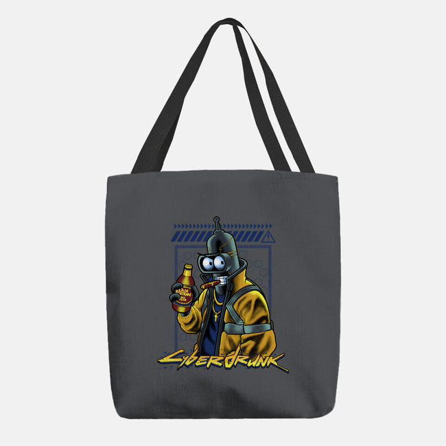 Cyberdrunk Bender-None-Basic Tote-Bag-Astrobot Invention