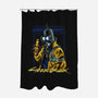 Cyberdrunk Bender-None-Polyester-Shower Curtain-Astrobot Invention