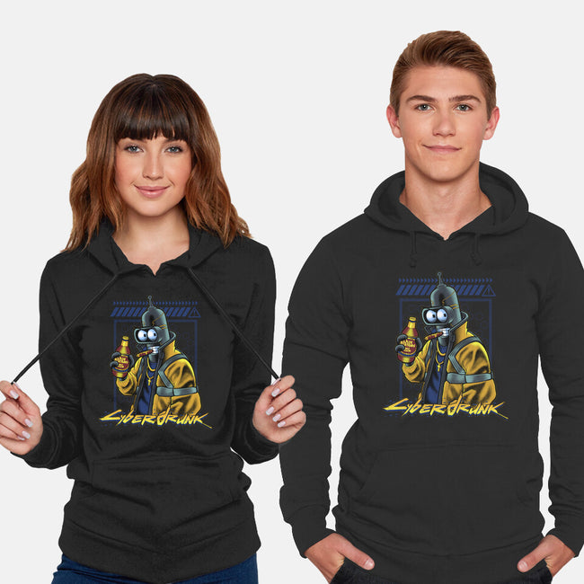 Cyberdrunk Bender-Unisex-Pullover-Sweatshirt-Astrobot Invention