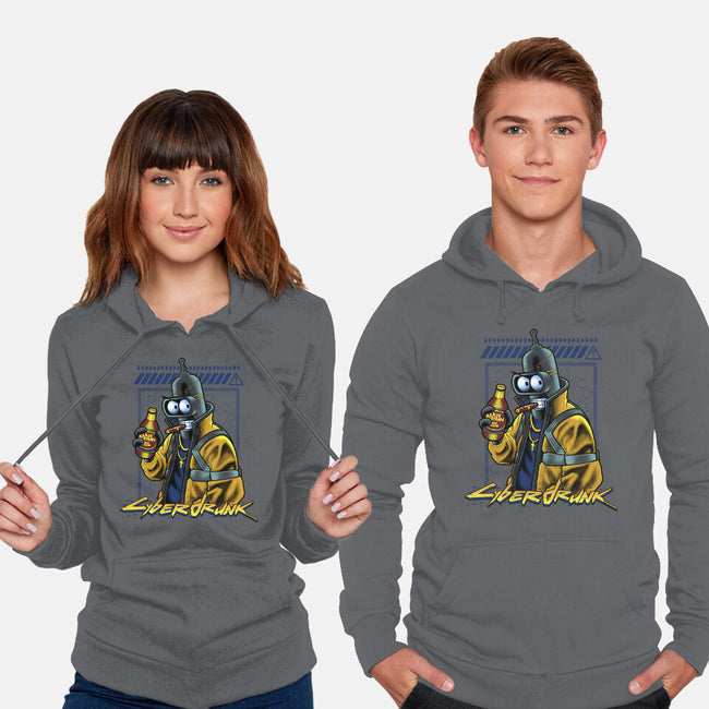Cyberdrunk Bender-Unisex-Pullover-Sweatshirt-Astrobot Invention