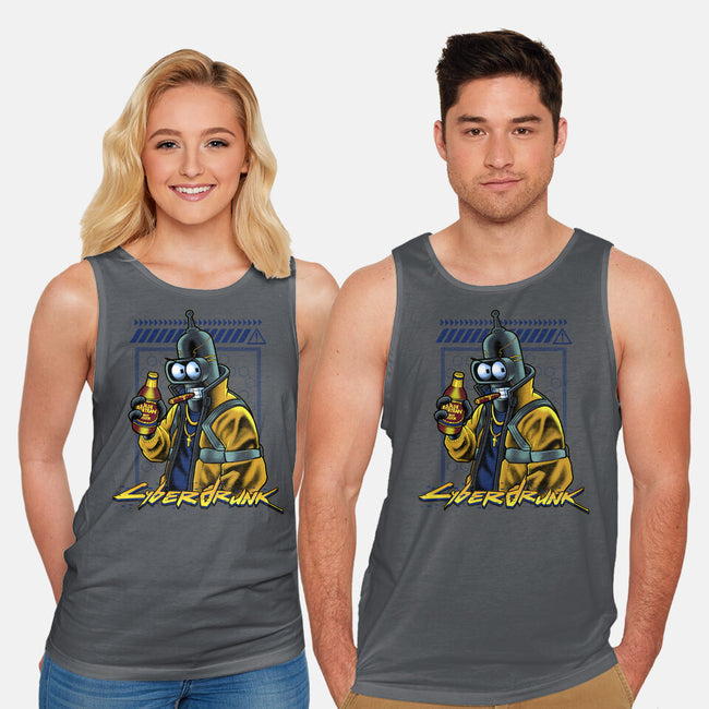 Cyberdrunk Bender-Unisex-Basic-Tank-Astrobot Invention