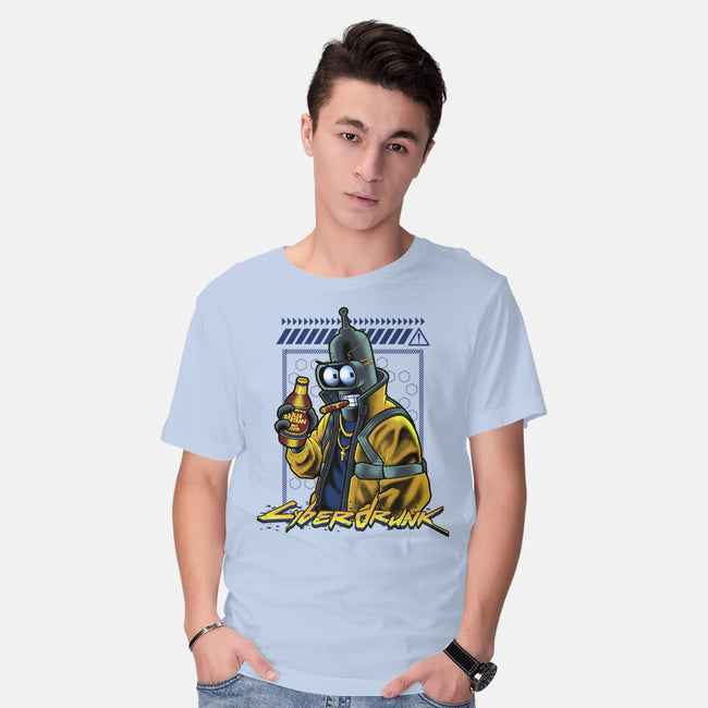Cyberdrunk Bender-Mens-Basic-Tee-Astrobot Invention
