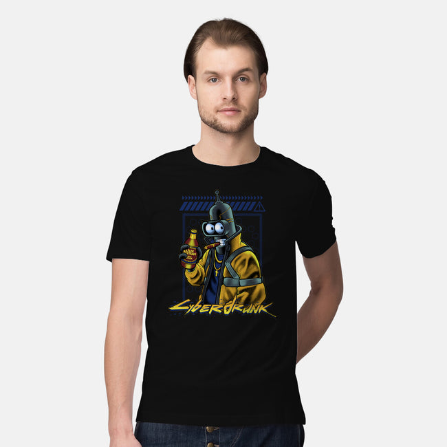 Cyberdrunk Bender-Mens-Premium-Tee-Astrobot Invention