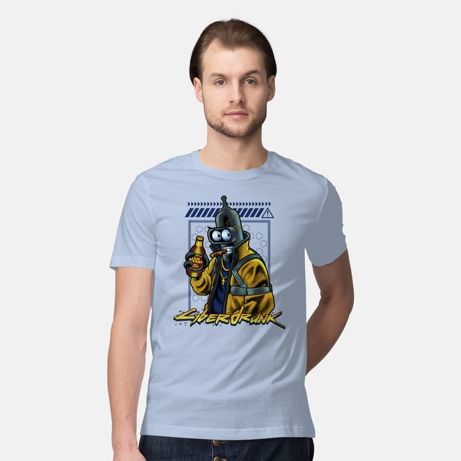 Cyberdrunk Bender-Mens-Premium-Tee-Astrobot Invention