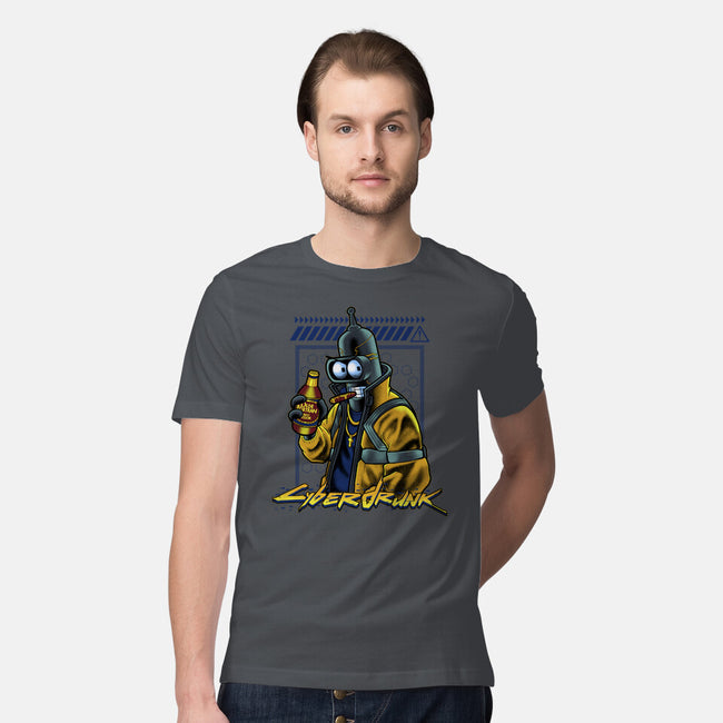 Cyberdrunk Bender-Mens-Premium-Tee-Astrobot Invention