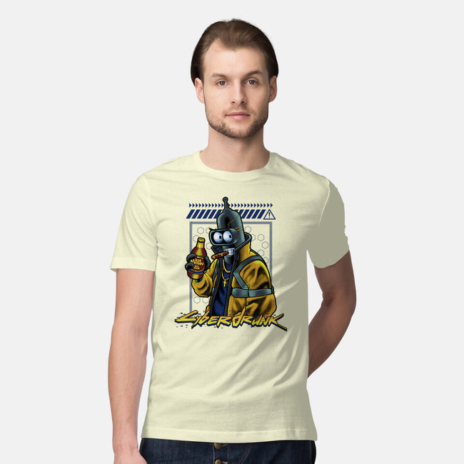 Cyberdrunk Bender-Mens-Premium-Tee-Astrobot Invention