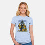 Cyberdrunk Bender-Womens-Fitted-Tee-Astrobot Invention