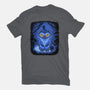 Derpy Blue Beast-Womens-Fitted-Tee-Astrobot Invention