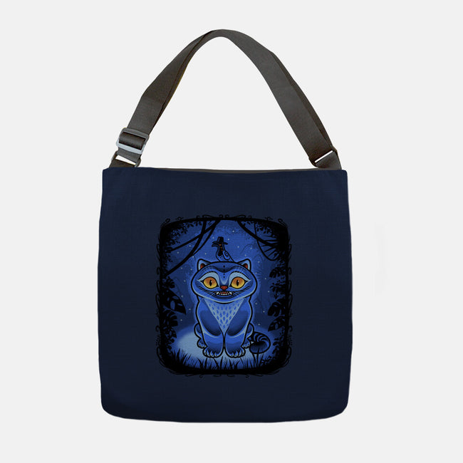 Derpy Blue Beast-None-Adjustable Tote-Bag-Astrobot Invention