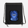 Derpy Blue Beast-None-Drawstring-Bag-Astrobot Invention
