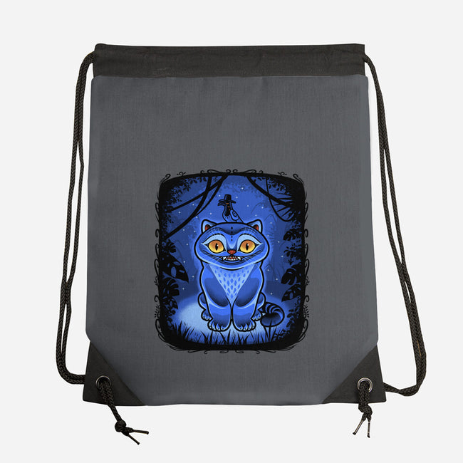 Derpy Blue Beast-None-Drawstring-Bag-Astrobot Invention