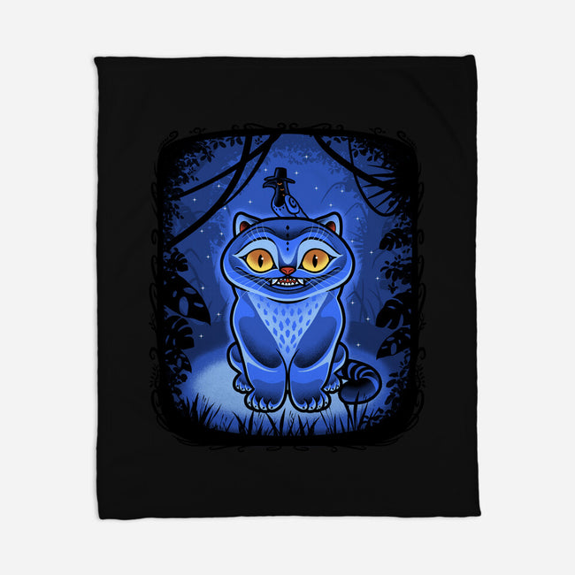 Derpy Blue Beast-None-Fleece-Blanket-Astrobot Invention