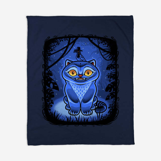 Derpy Blue Beast-None-Fleece-Blanket-Astrobot Invention