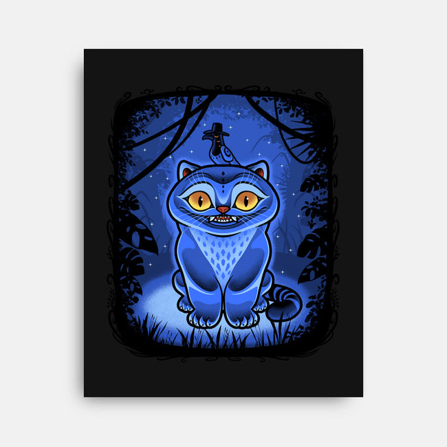 Derpy Blue Beast-None-Stretched-Canvas-Astrobot Invention