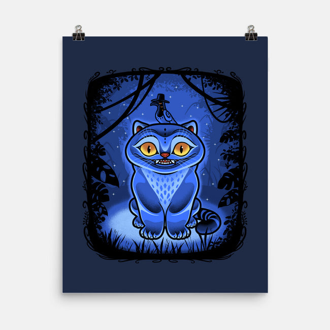 Derpy Blue Beast-None-Matte-Poster-Astrobot Invention
