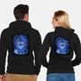 Derpy Blue Beast-Unisex-Zip-Up-Sweatshirt-Astrobot Invention
