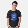 Derpy Blue Beast-Mens-Basic-Tee-Astrobot Invention