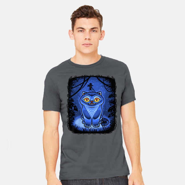 Derpy Blue Beast-Mens-Heavyweight-Tee-Astrobot Invention