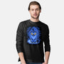 Derpy Blue Beast-Mens-Long Sleeved-Tee-Astrobot Invention