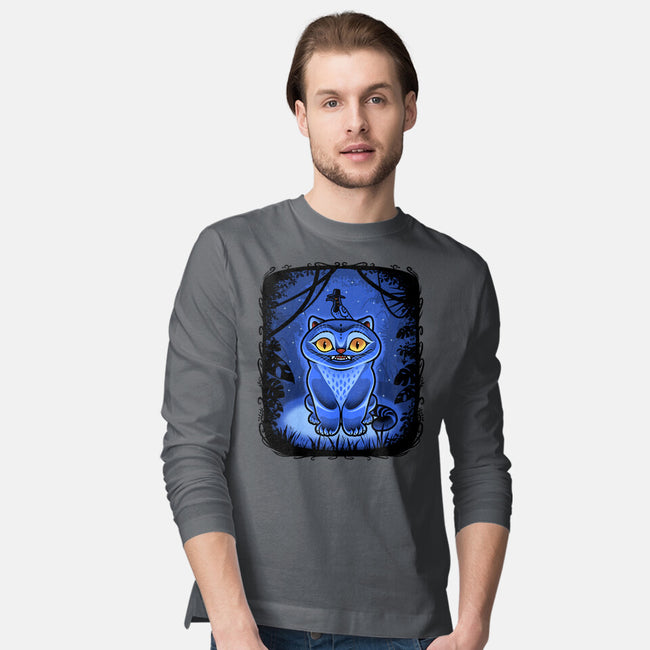 Derpy Blue Beast-Mens-Long Sleeved-Tee-Astrobot Invention