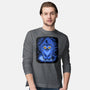 Derpy Blue Beast-Mens-Long Sleeved-Tee-Astrobot Invention