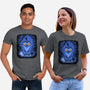 Derpy Blue Beast-Unisex-Basic-Tee-Astrobot Invention